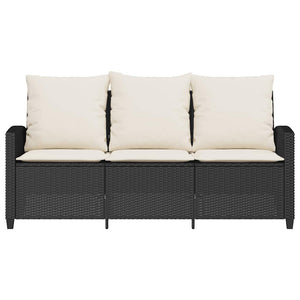 3-Sitzer Gartensofa mit Tisch & Kissen