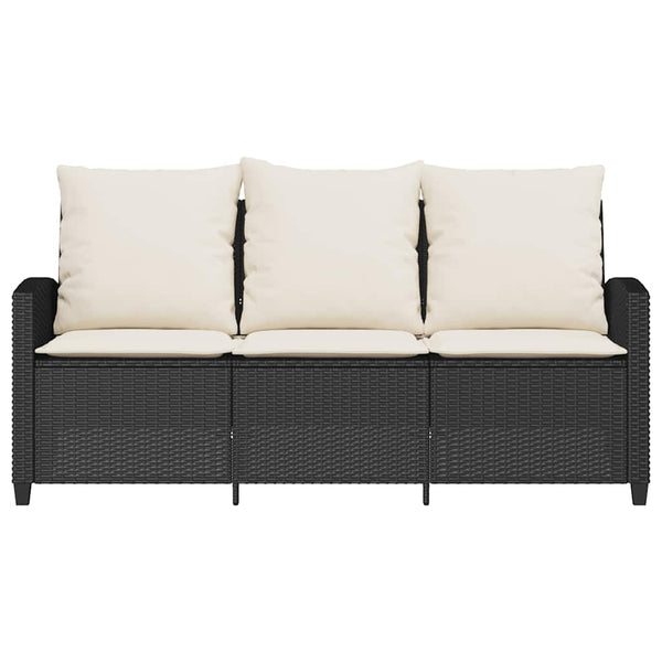 3-Sitzer Gartensofa mit Tisch & Kissen