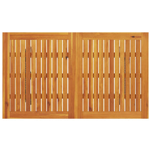Gartensofa 3-Sitzer Grau mit Tisch & Kissen