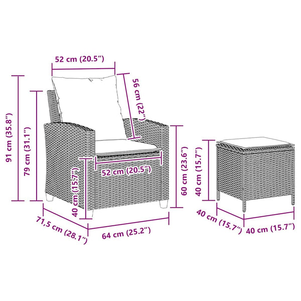 vidaXL Ensemble de canapés de jardin 4 pcs avec coussins Beige résine tressée