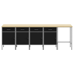 Arbeitsschrankset mit Schubladen, 5-teilig