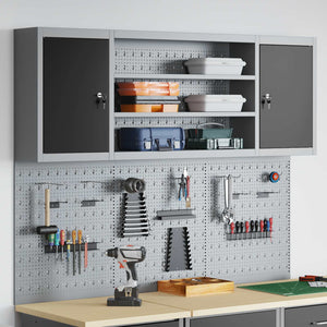 Werkzeugschrank Set 4-teilig Schwarz