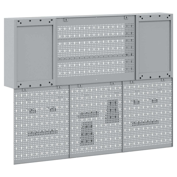 Werkzeugschrank Set 4-teilig Schwarz