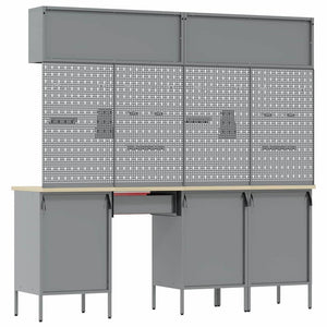 Werkstattschrank Set mit Schubladen Rot
