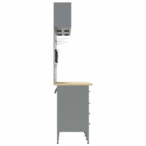 Werkstattschrank Set mit Schubladen Rot