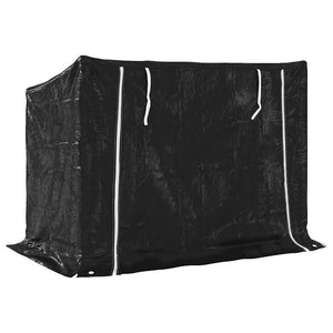 Verzinktes Brennholzregal mit Regenschutz