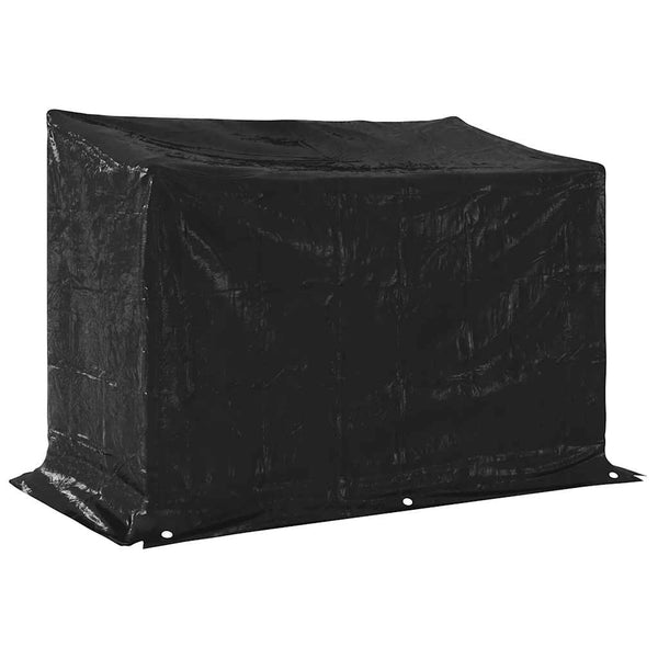 Verzinktes Brennholzregal mit Regenschutz