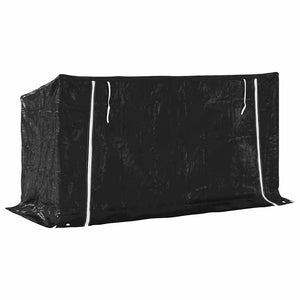 Brennholzregal mit Regenschutz