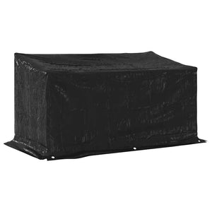 Brennholzregal mit Regenschutz