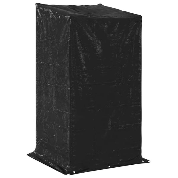 Brennholzregal mit Regenschutz Verzinkt 100x200cm