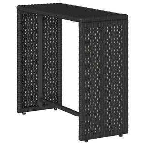 5-tlg. Garten Sofagarnitur Schwarz Poly Rattan