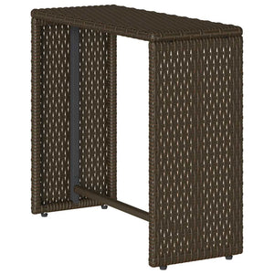 5-tlg. Garten Sofagarnitur Braun Poly Rattan