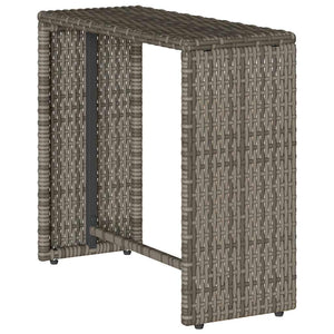 5-tlg. Garten Sofagarnitur Grau Poly Rattan