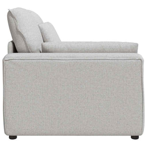 Modulares Sofa Endmodul Wolkengrau mit Armlehne