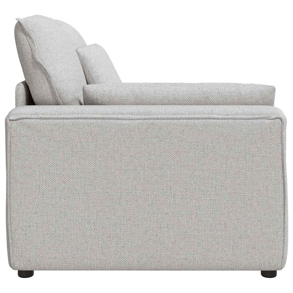 Modulares Sofa Endmodul Wolkengrau mit Armlehne