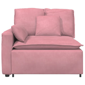 Modulares Sofa Endmodul Rosa mit Armlehne