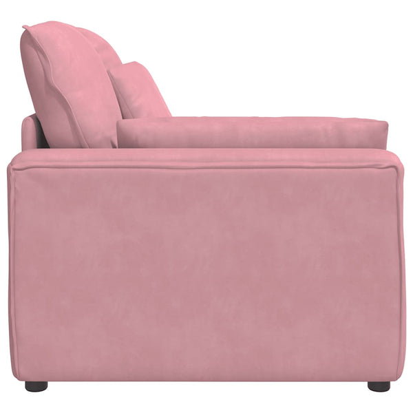 Modulares Sofa Endmodul Rosa mit Armlehne