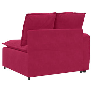 Modulares Sofa Endmodul Weinrot 100cm