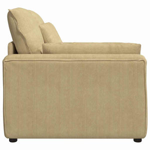 Modulares Sofa Endmodul Graugrün mit Armlehne