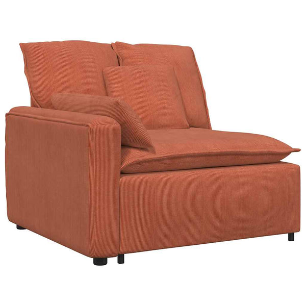 Modulares Sofa Endmodul Rot Orange 100cm