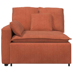 Modulares Sofa Endmodul Rot Orange 100cm