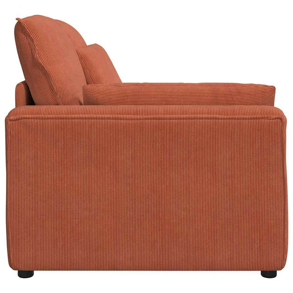 Modulares Sofa Endmodul Rot Orange 100cm
