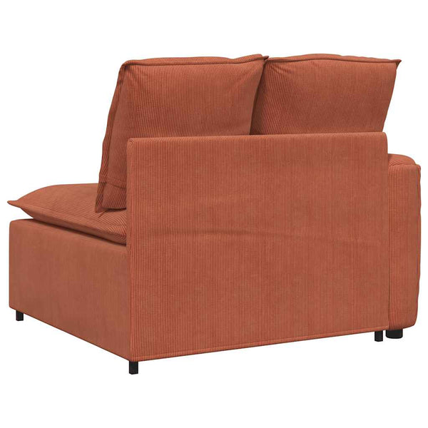 Modulares Sofa Endmodul Rot Orange 100cm