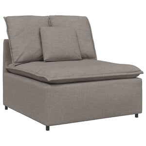 Modulares Sofa Mittelteil Taupe mit Kissen 100cm