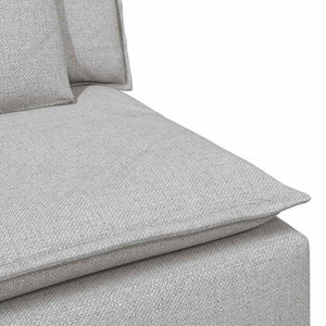 Modulares Sofa Mittelmodul Wolkengrau 100cm