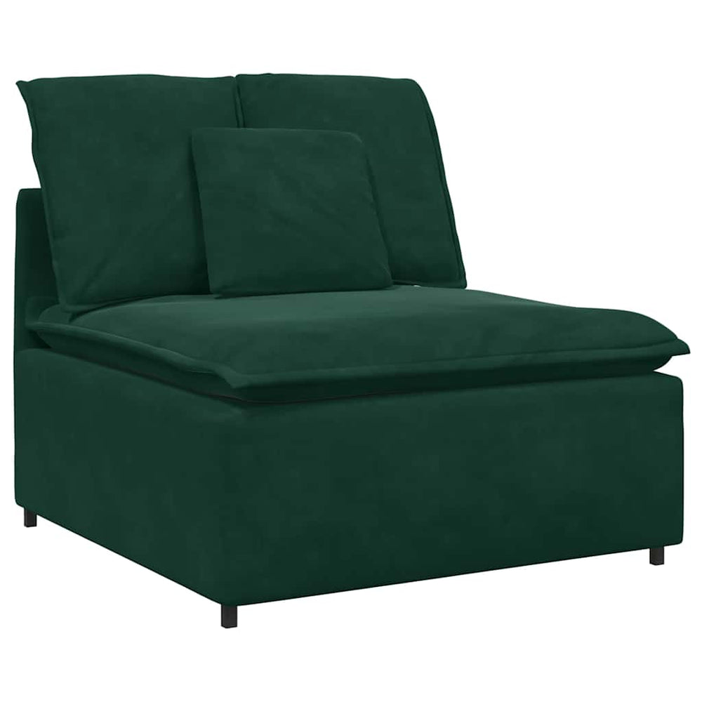 Modulares Sofa Mittelmodul Dunkelgrün 100cm