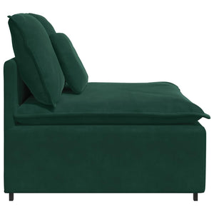 Modulares Sofa Mittelmodul Dunkelgrün 100cm