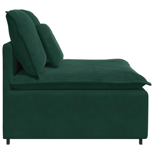 Modulares Sofa Mittelmodul Dunkelgrün 100cm