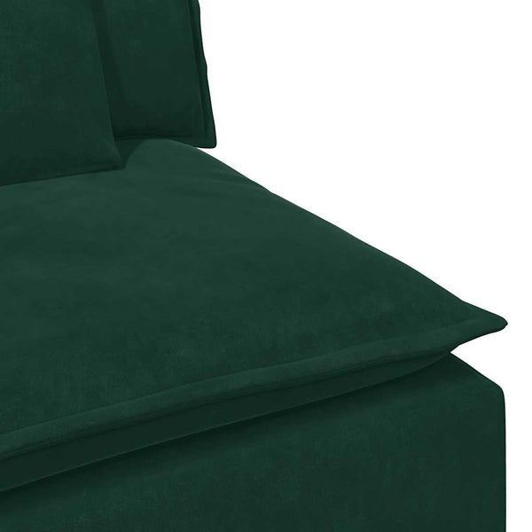 Modulares Sofa Mittelmodul Dunkelgrün 100cm