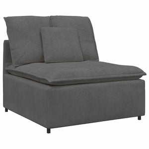 Modulares Sofa Mittelmodul Dunkelgrau 100cm