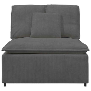 Modulares Sofa Mittelmodul Dunkelgrau 100cm