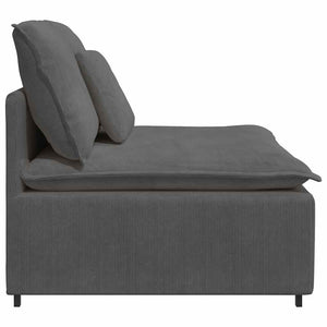 Modulares Sofa Mittelmodul Dunkelgrau 100cm