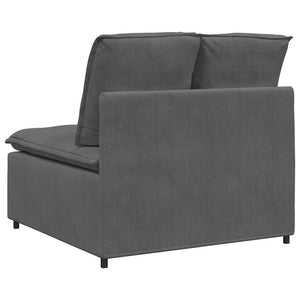 Modulares Sofa Mittelmodul Dunkelgrau 100cm