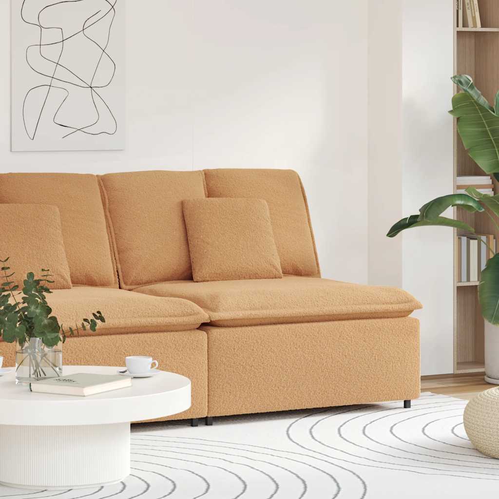 Modulares Sofa Mittelteil Beige 100cm