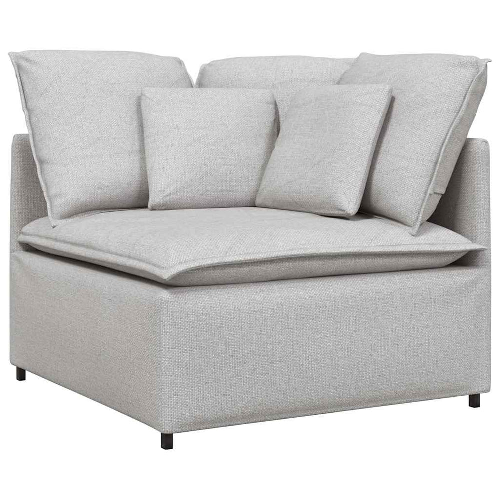 Modulares Ecksofa Wolkengrau 100 cm