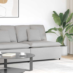 vidaXL Module d'angle de canapé modulaire avec coussins gris nuage 100 cm