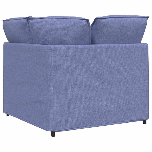 Eckmodul Jeansblau 100 cm mit Kissen