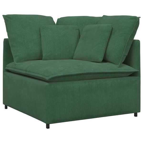 Eckmodul Sofa Dunkelgrün 100cm