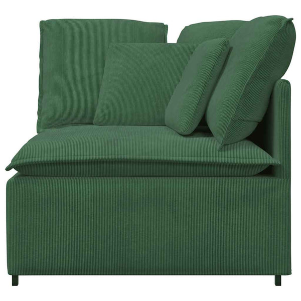Eckmodul Sofa Dunkelgrün 100cm