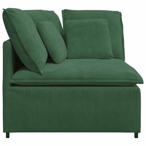 Eckmodul Sofa Dunkelgrün 100cm
