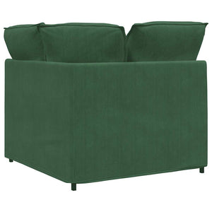Eckmodul Sofa Dunkelgrün 100cm