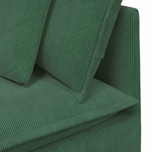 Eckmodul Sofa Dunkelgrün 100cm