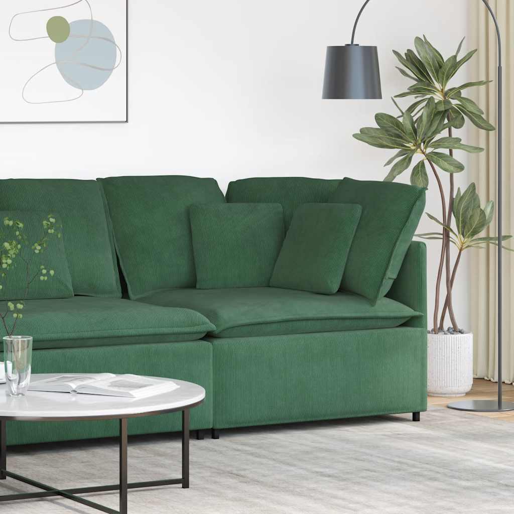 Eckmodul Sofa Dunkelgrün 100cm