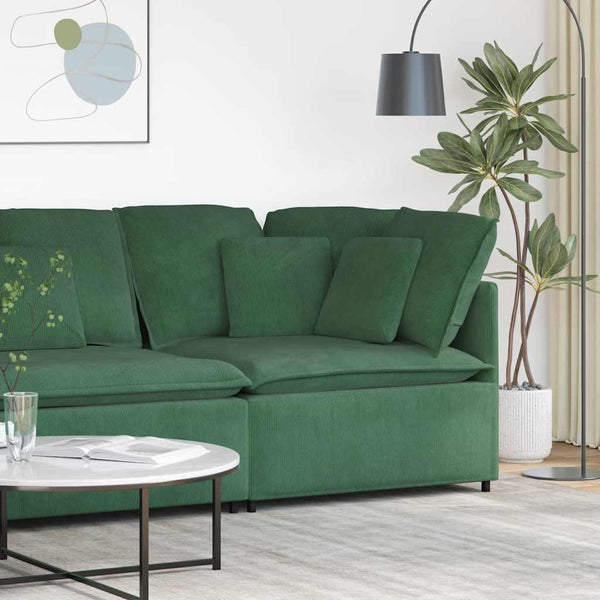 Eckmodul Sofa Dunkelgrün 100cm