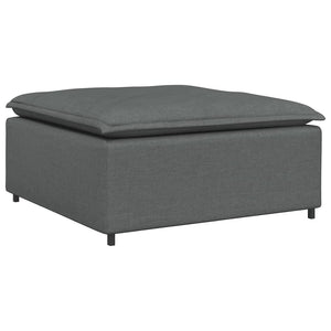 Modulares Sofa Fußhocker Modul Dunkelgrau