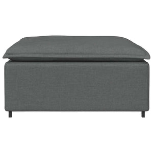 Modulares Sofa Fußhocker Modul Dunkelgrau